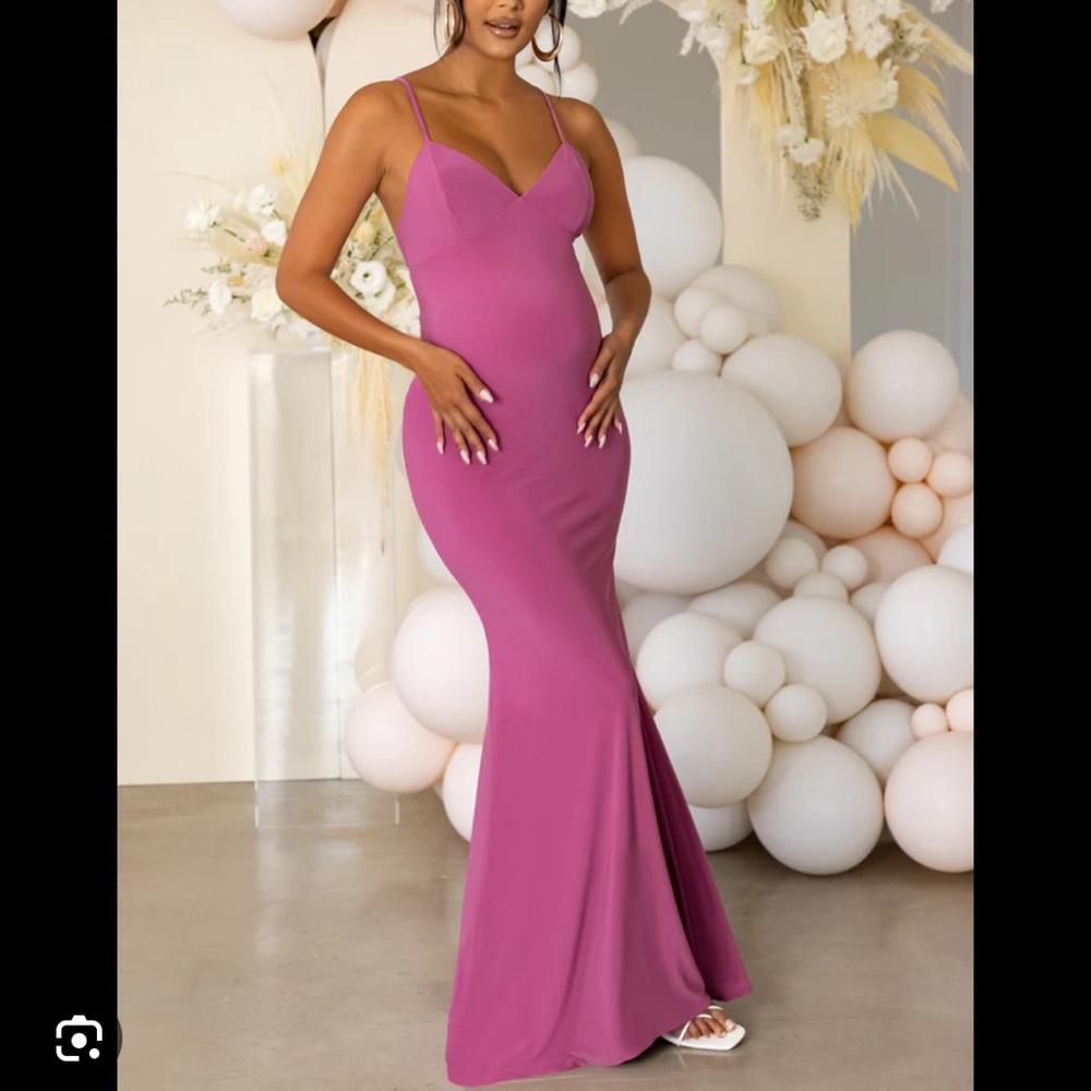 NWT Club L London orchid maternity maxi dress - sz 4